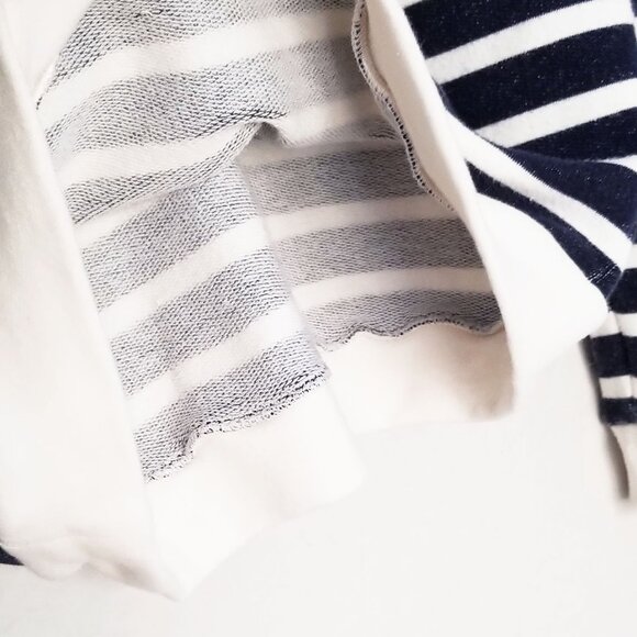 Comptoir Des Cotonniers  Striped Crewneck Pullover Jumper Sweatshirt XS Cotton - Picture 10 of 14